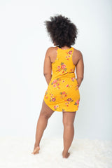 "The Perfect Fit" Jayne Chemise V-Neck - Marigold